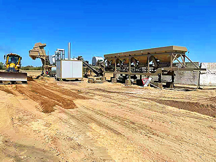 Барабанный асфальтовый завод